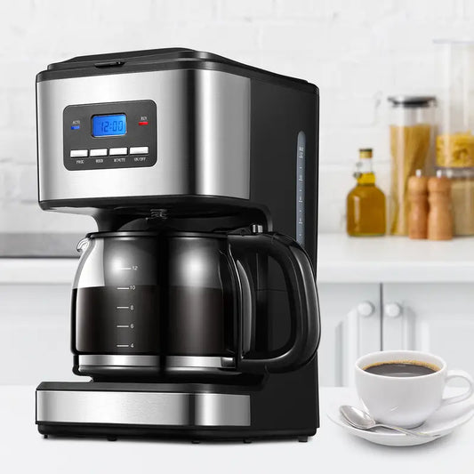 Programmable Drip Coffee Maker with Advanced Showerhead Technology